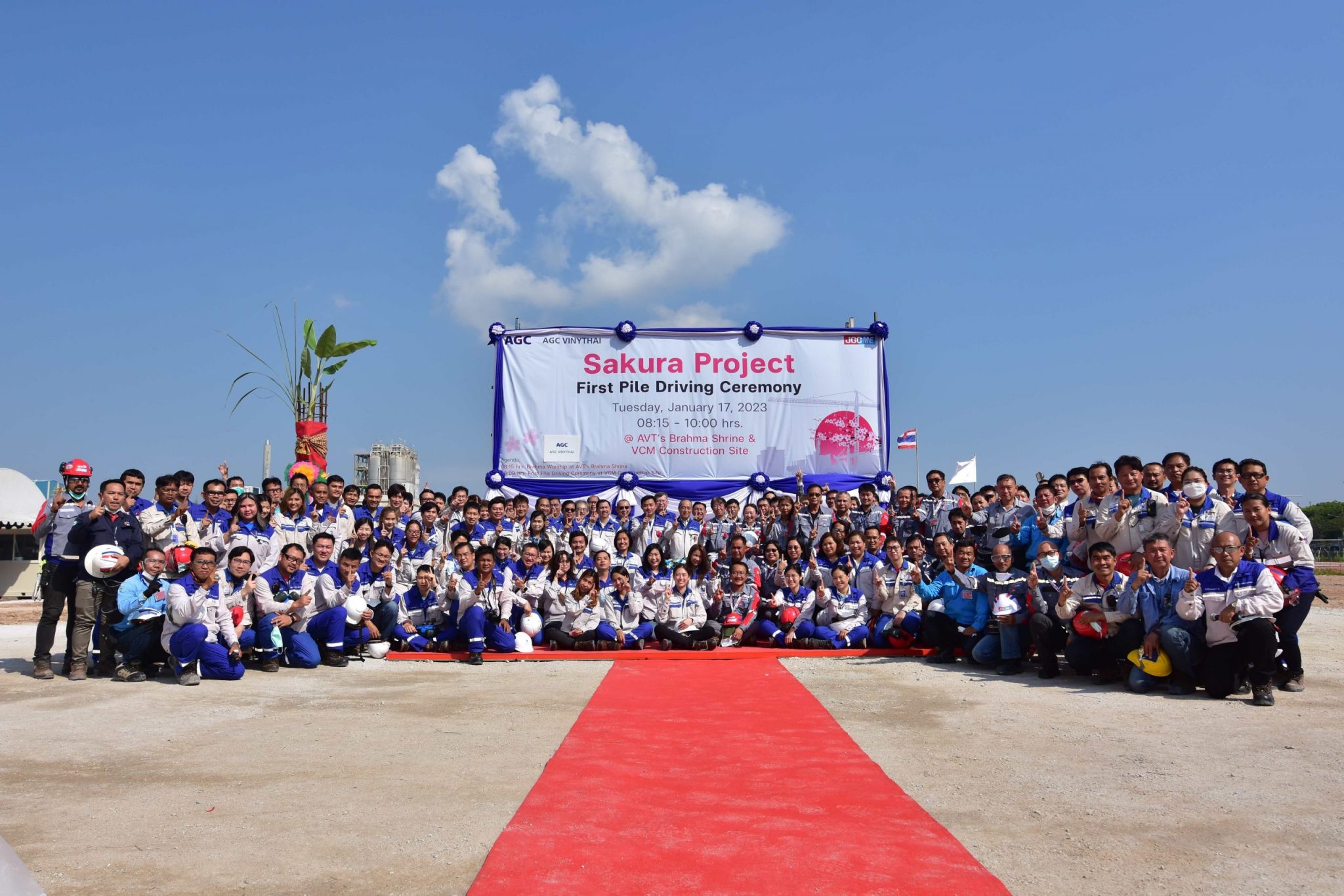 AGC Vinythai Holds Groundbreaking and First Pile Driving Ceremony of ...