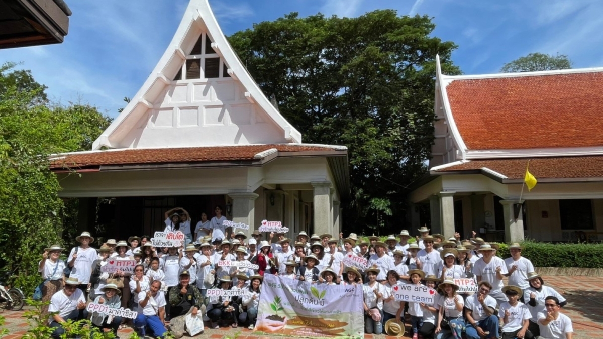 เอจีซี วีนิไทย รวมพลังพลิกฟื้น…พื้นที่สีเขียวให้บางกะเจ้า